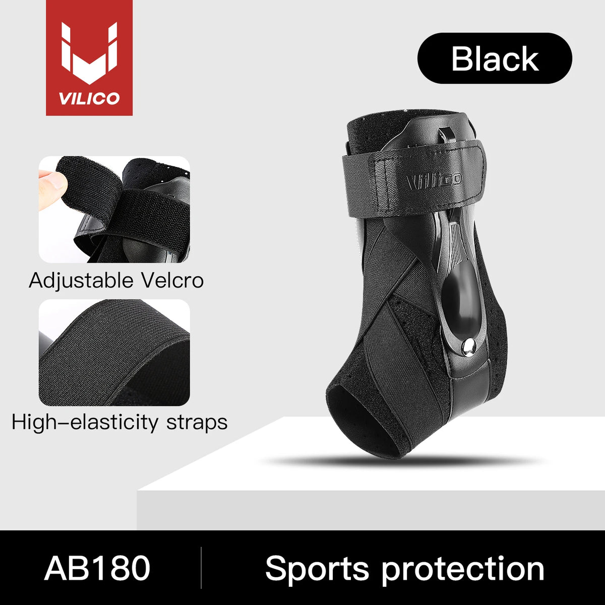 Ankle Brace for Sprained Ankle Support with Side Stabilizers for Men Women Ankle Splint Stabilizer Recovery Tendonitis