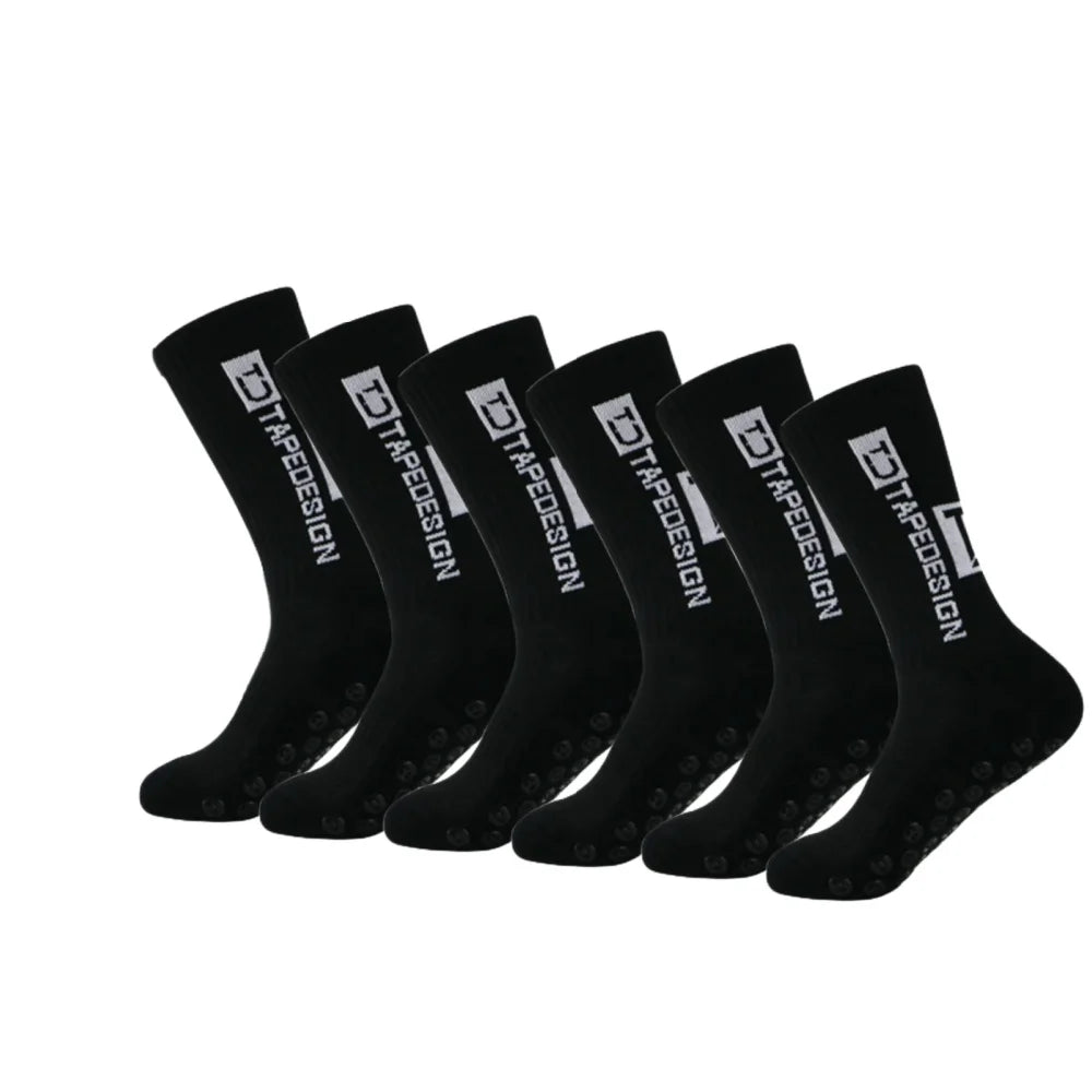 New Men Anti-Slip Football Socks High Quality Soft Breathable Thickened Sports Socks Running Cycling Hiking Women Soccer Socks