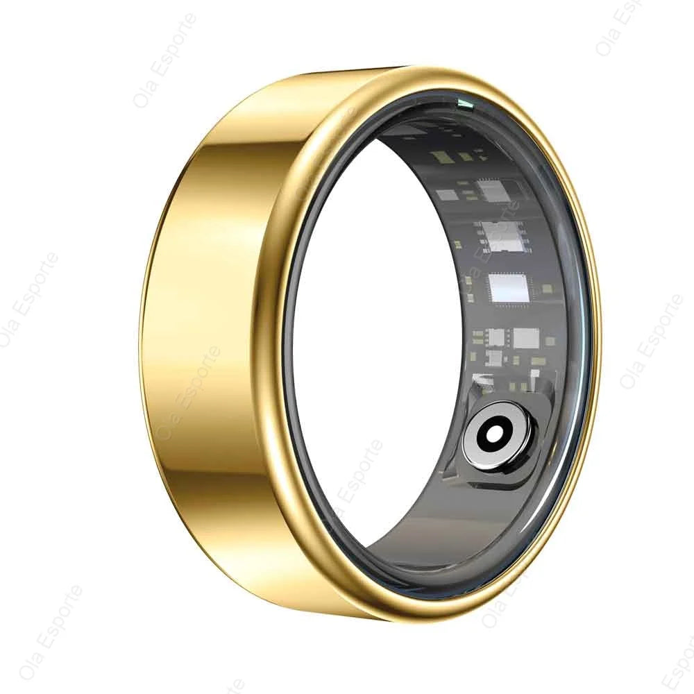 2026 new smart ring blood pressure,oxygen monitor,long battery life,5ATM waterproof,GPS tracking smartring for men and women