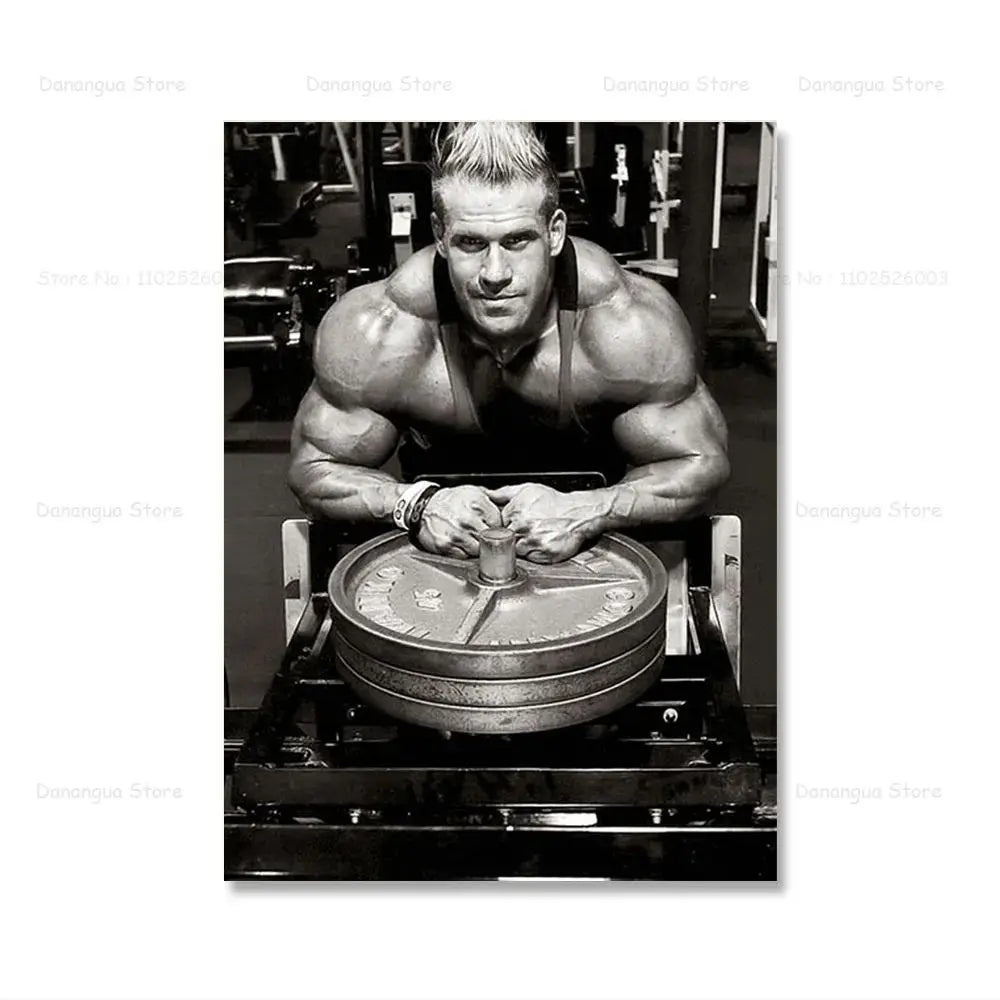 Classic Muscle GYM Star Jay Cutler Bodybuilder Poster Poster Prints Wall Art Canvas Painting Picture Photo Gift Room Home Decor