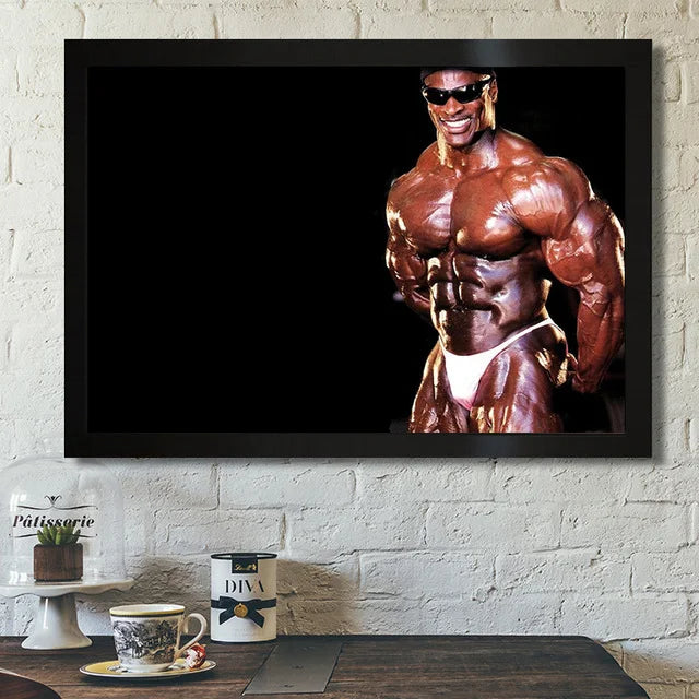 Ronnie Cullman Bodybuilder, Male Gym Muscle Fitness Champion Hot Sale, Print Art Canvas Poster, Living Room Decor, Home Picture