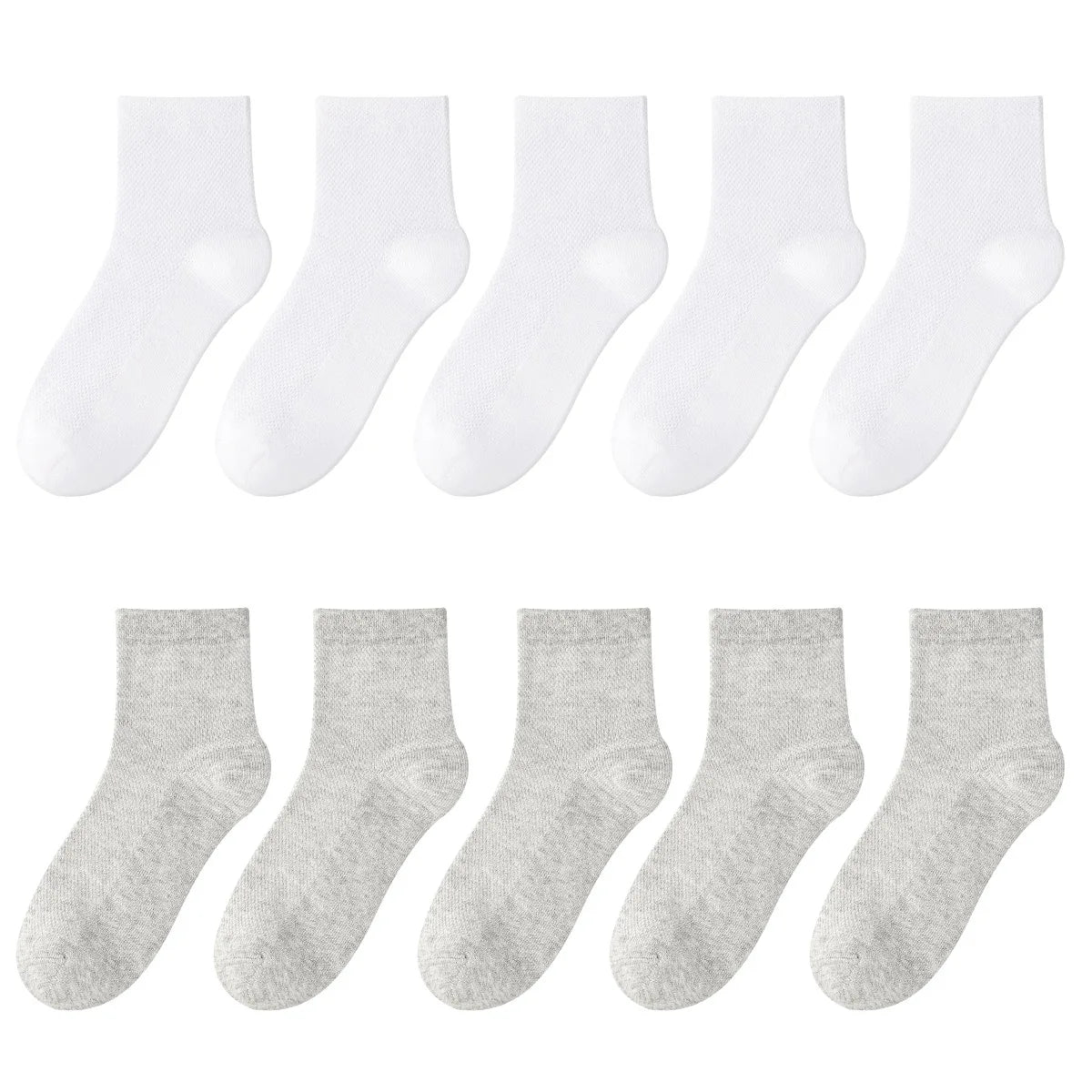 Children's Pure Cotton Mesh Boneless Summer Thin Ankle Socks OEKO-TEX Certified Safe for Kids Boys and Girls for School and Home