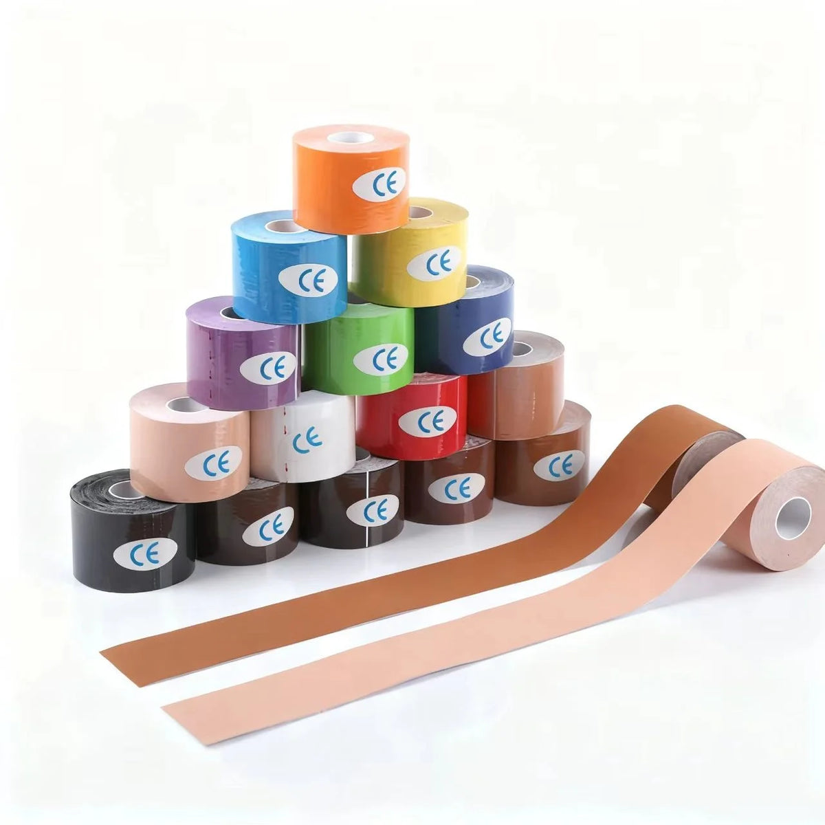 -Sports Kinesio Tape Muscle Kinesiology Elastic Knee Pain Relief Strain Patch Athletic Recovery Stickers Fitness Bandages