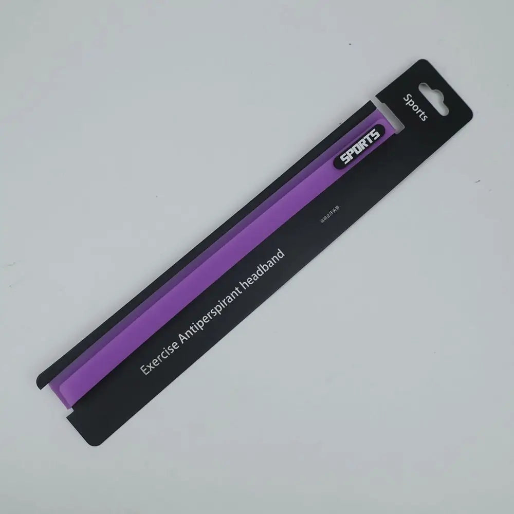 Candy Color Silicone Sports Headband Sweatband Hair Band For Running Cycling Yoga Jogging Basketball Fitness Gym Sweatband