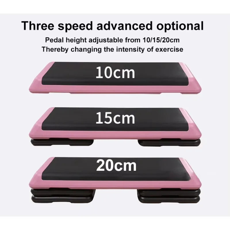 Non‑Slip ABS Aerobic Step Platform Indoor Outdoor Gym Fitness Exercise Pedal Board