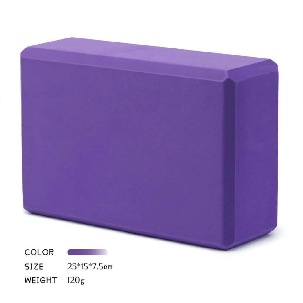 1-2 Pcs Yoga Blocks Bulk Eva Foam Block Pack Exercise Brick Foam High Density Soft Non Slip Yoga Accessories for Exercise