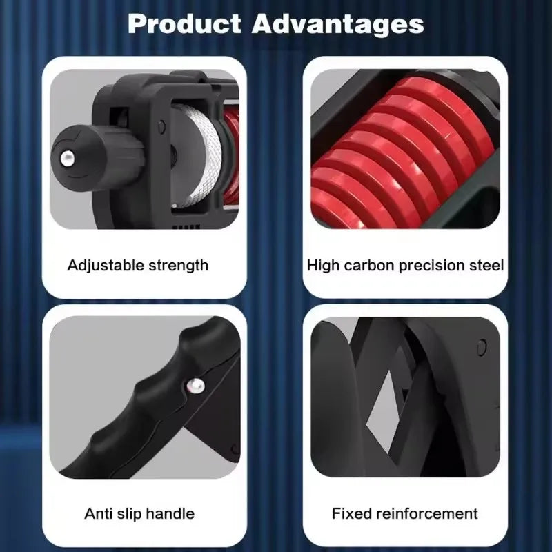 5-165Kg Adjustable Heavy Hand Grip Exercise Strengthener Gripper Finger Expander Arm Wrist Forearm Trainers Fitness Steel Spring