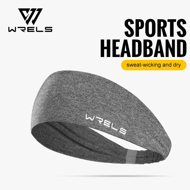 WRELS 1/2/3Pack Sports Headbands Non Slip Yoga Sweatbands Breathable Workout Headband Wicking Workout Hairband for Women Men