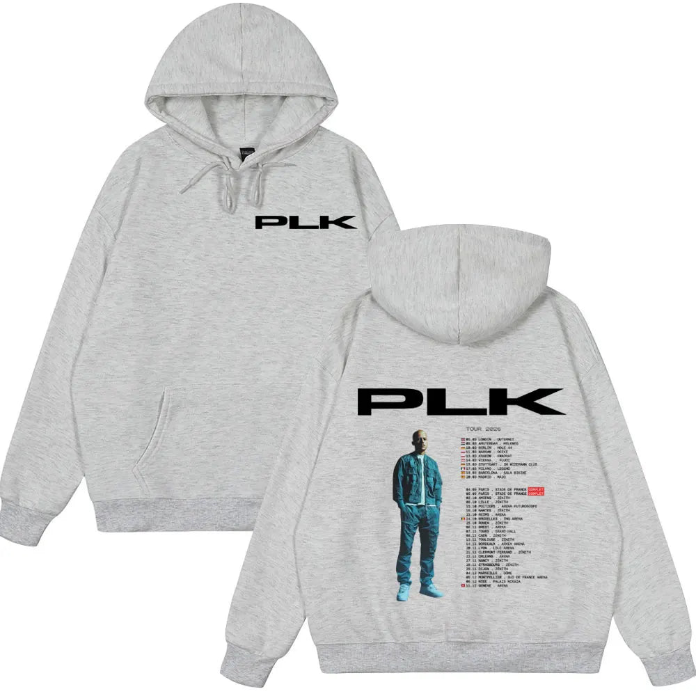Rapper PLK Tour 2026 Hoodies Men Women Clothing Fashion Hip Hop Style Sweatshirts Casual Loose Long Sleeve Pullovers Streetwear
