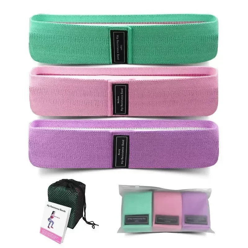 Fabric Elastic Bands Fitness Resistance Bands Yoga Pilates Hip Circle Expander Bands Gym Training Home Workout Equipment