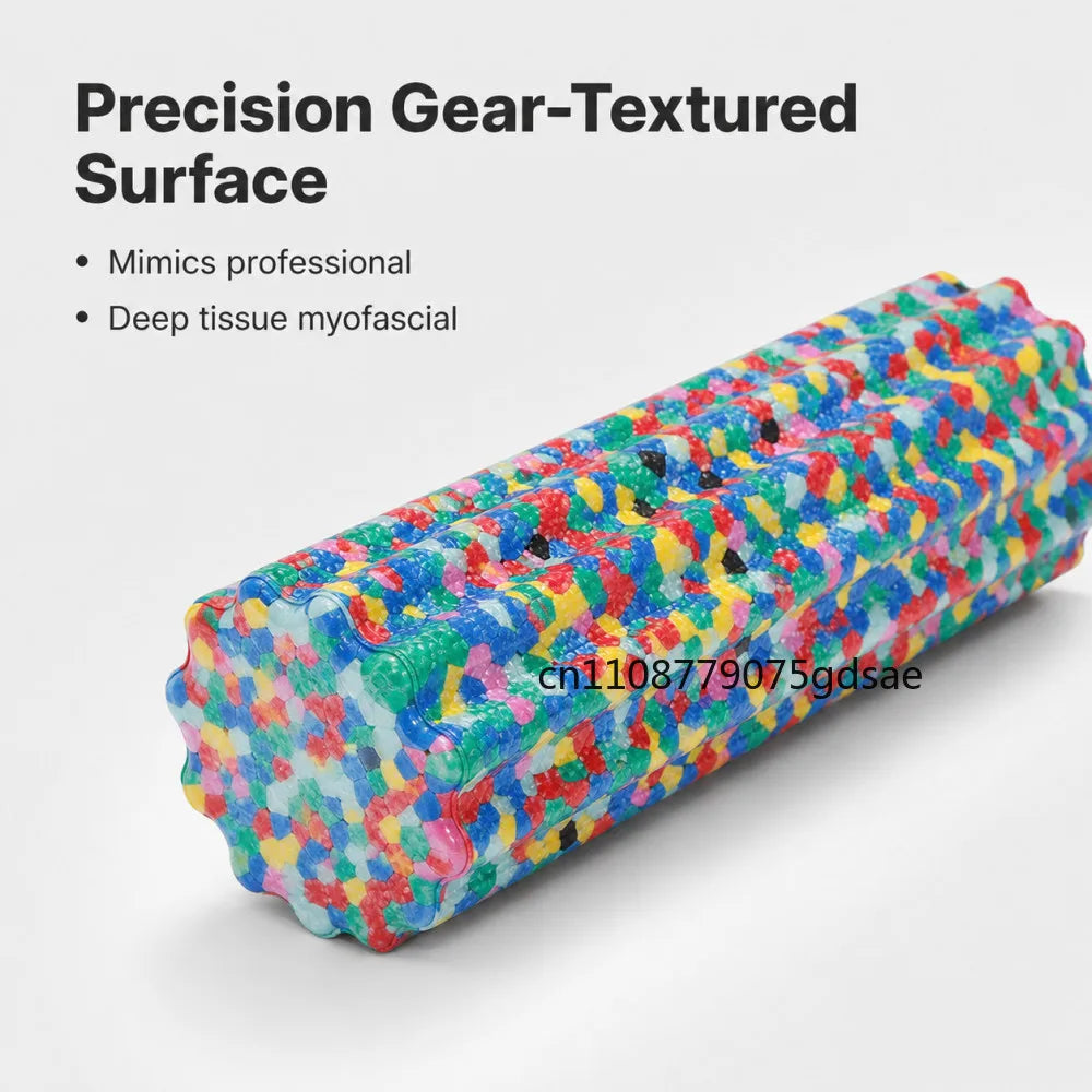 15x5.3cm Colored Yoga Foam Roller Soft Texture Durable Pilates Muscle Massager Roller Mini Yoga Column Gym Exercise Equipment
