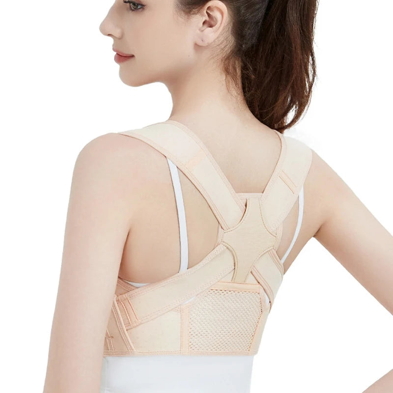 New Hot Posture Corrector Adjustable Back Support Belt Spine Back Shoulder Brace Support Belts