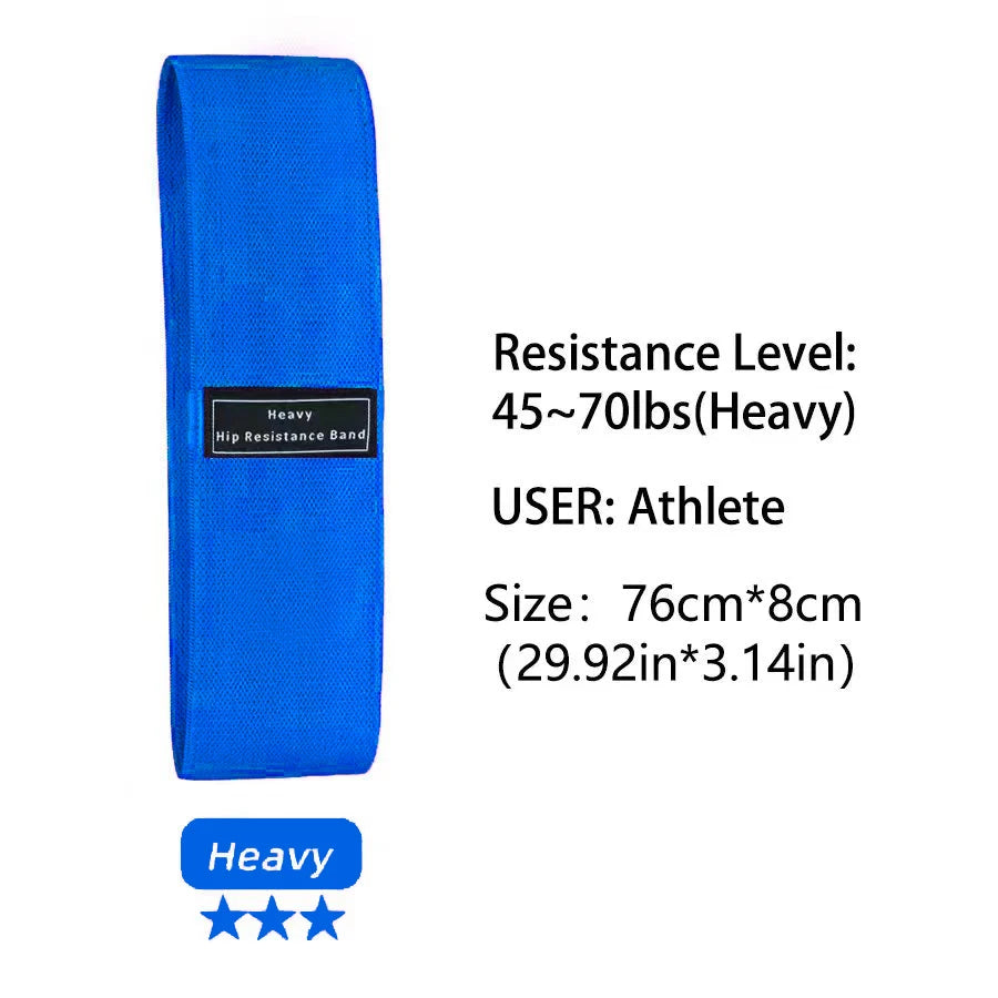 Glute Thigh Elastic Workout Bands Fabric Resistance Hip Booty Bands Squat Circle Stretch Fitness Strips Loops Yoga Gym Equipment