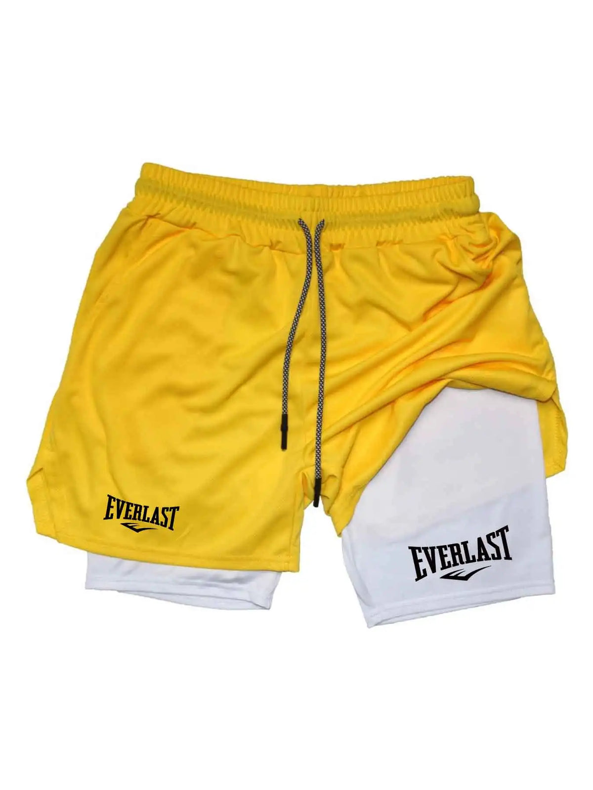 2026 Men's Sports Shorts Printed Sports Shorts, Double Layer, Quick Drying, Basketball, Fitness