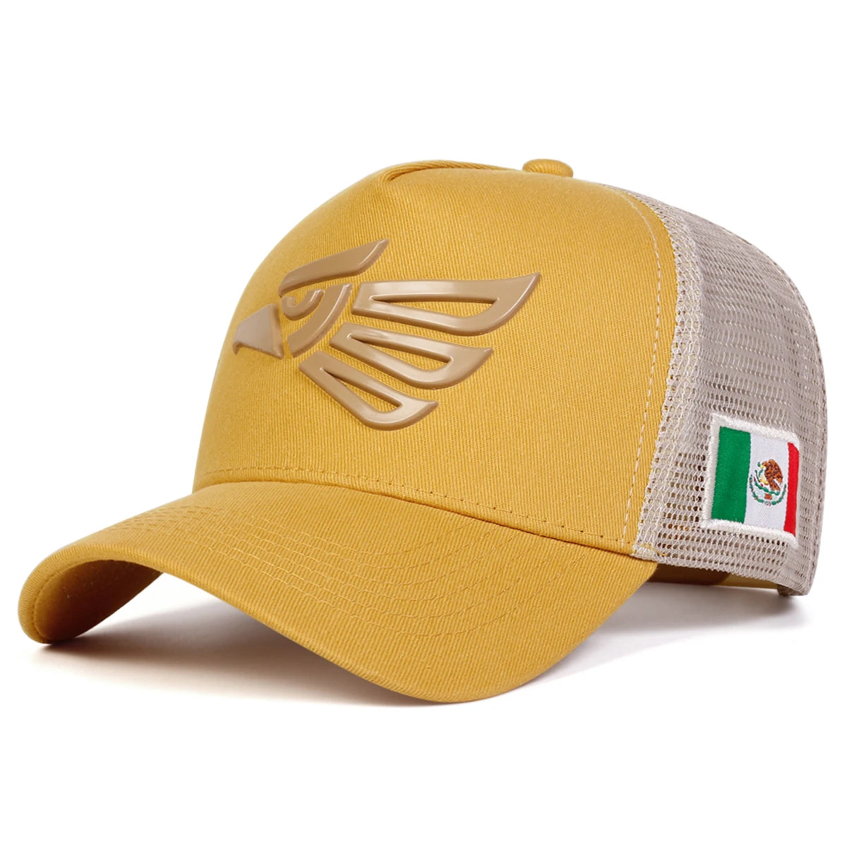 Neutral mexican eagle label baseball cap adjustable casual hat spring and summer outdoor sun hat