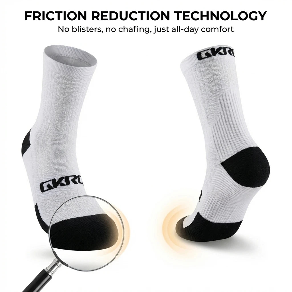 GKRQ Team Cycling Socks Professional Sports Bike Socks High Quality Running Socks Basketball Socks Many Colors