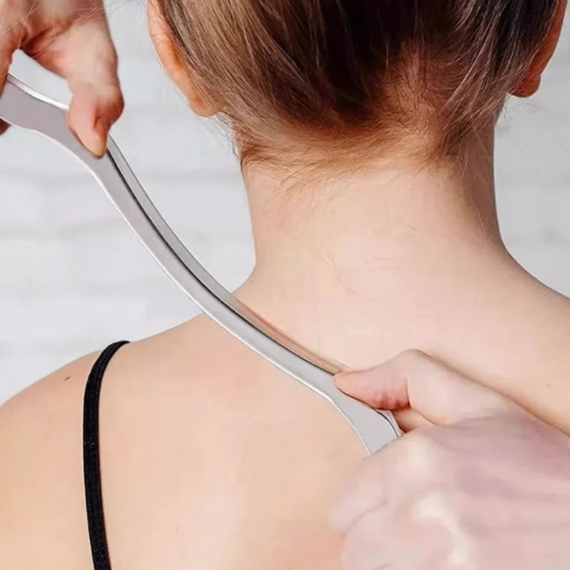 Gua Sha Scraping Massage For Large Muscles Soft Tissue Stainless Steel Tool Deep Tissue Release Myofascial Massagers