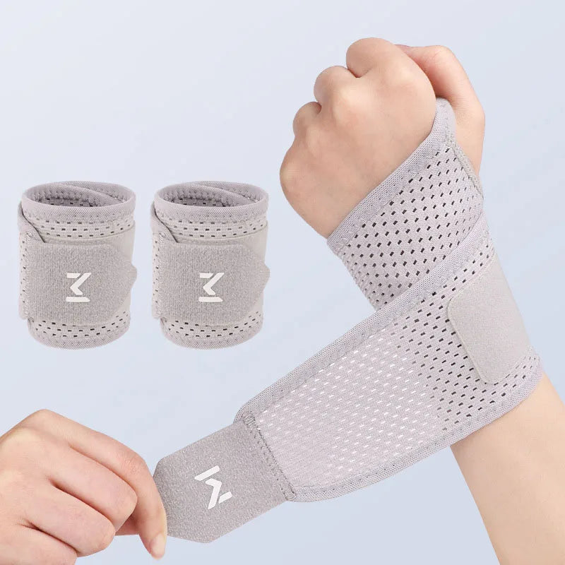 GTUBIKE 2PCS Adjustable Wrist Strap Sports Wrist Support Brace Weightlifting Wristband For Men & Women Badminton Tennis Gym