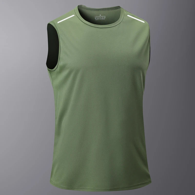 Summer Sleeveless Fitness Vest for Men And Women Quick-Drying Breathable Running Short-T Sports Style