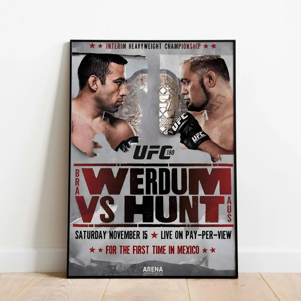 Famous Boxing Legends Posters Fighting UFC 143-180 JONES ALDO Poster Canvas Print Painting Wall Decor Gym Home Mural Cuadros