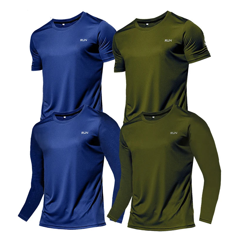 Multicolor Summer Short Sleeve Sport Shirt High Quality Gym Clothing Men Jersey Fitness Shirt Trainer Running T-Shirt Sportswear