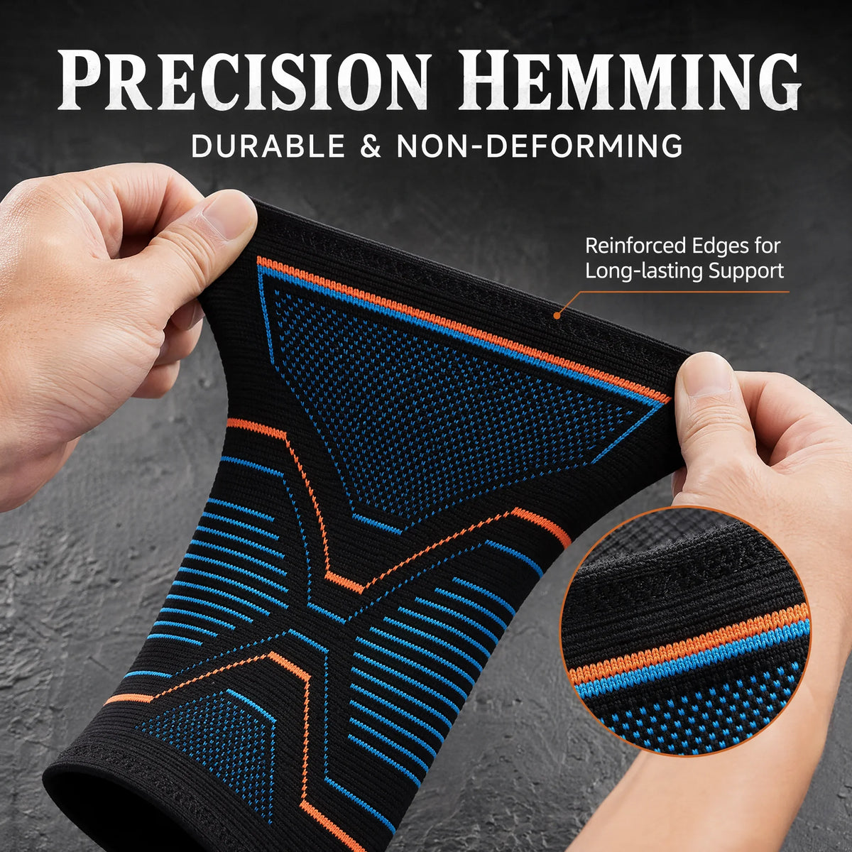 1 PCS Ankle Brace Compression Sleeves Injury Recovery Joint Pain Tendon Support, Plantar Fasciitis Foot Socks with Arch Support