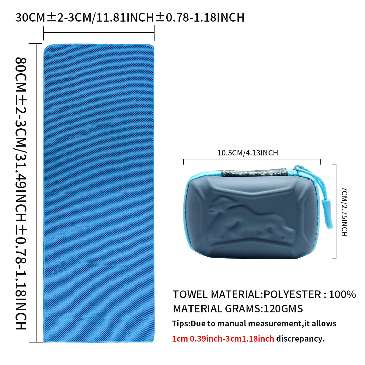 Cooling Towels Cooling Neck Wraps Ice Towel Soft Breathable Microfiber Towel Fitness Workout & More Activities for Gym & Sports
