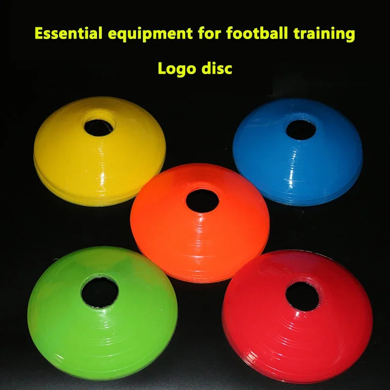 10pcs Football Training Sign Disk Obstacle Sign Cone Kids/Adult Agility Exercise Obstacle Avoidance Football Sports Accessories