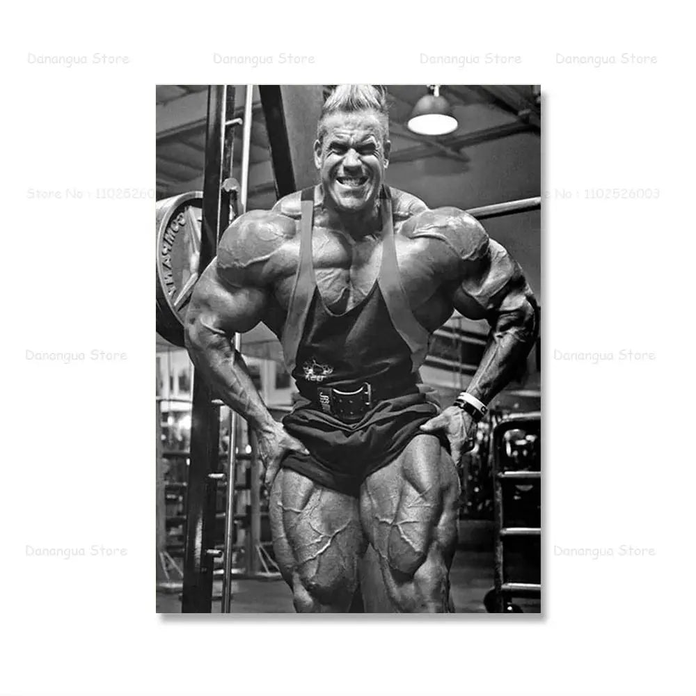 Classic Muscle GYM Star Jay Cutler Bodybuilder Poster Poster Prints Wall Art Canvas Painting Picture Photo Gift Room Home Decor