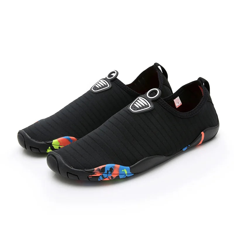 New Unisex Lager Size Unisex Outdoor Aqua Shoes Couples Vacation Beach Barefoot Swimming Shoes Indoor Fitness Gym Shoes35-46#