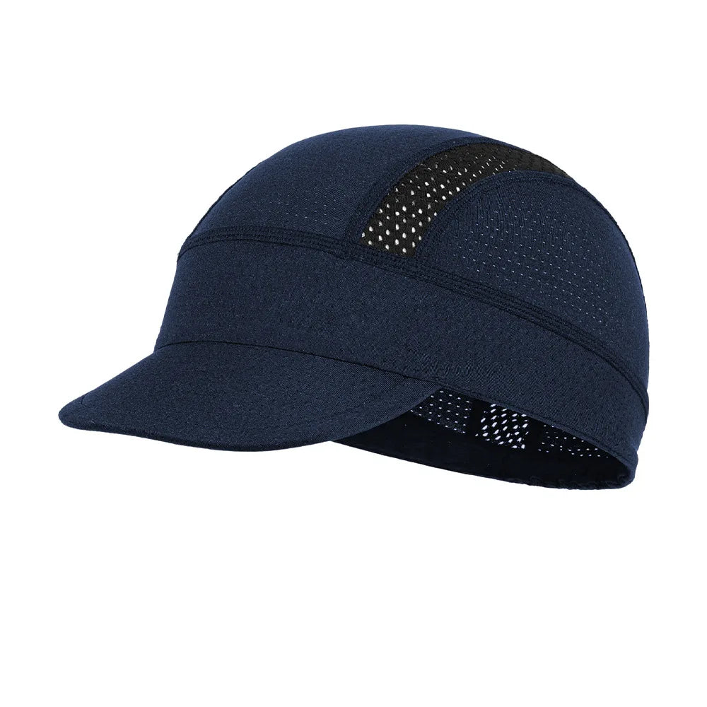 Classic Polyester Cycling Caps Summer Breathable Mesh Sports Quick Dry Thin Bicycle Hat Men and Women Small Brim Baseball Cap