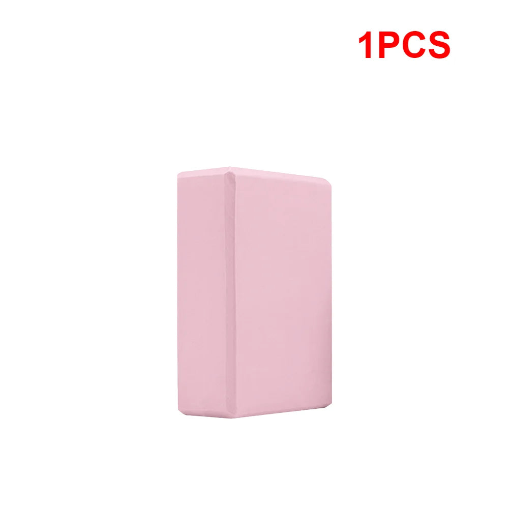1-5PCS EVA Yoga Block Solid Color Yoga Balance Bricks Moisture-Proof High Density Yoga Blocks Body Shaping Blocks for Meditation