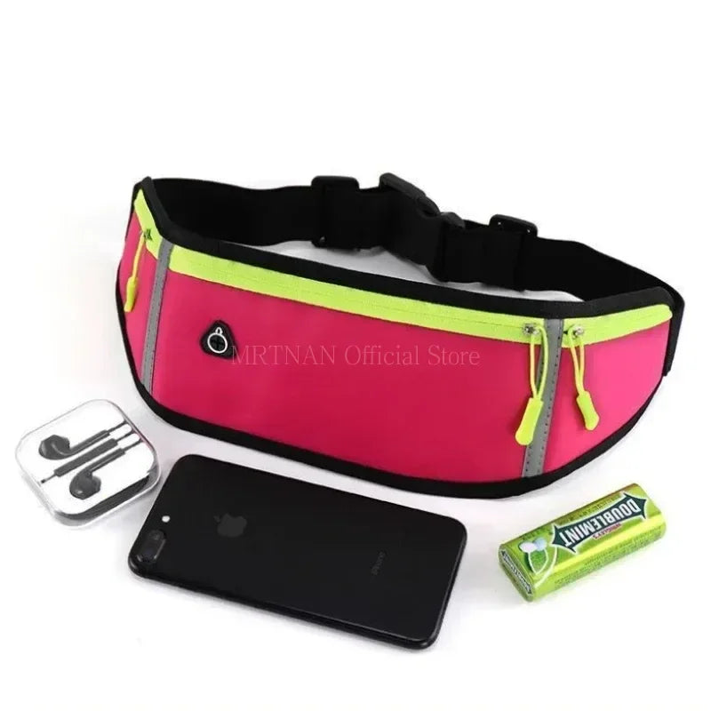 Unisex Waist Bag Running Sports Belt Waist Pouch Men Sports Cycling Phone Bag Waterproof Holder Women Running Waist Belt Bag