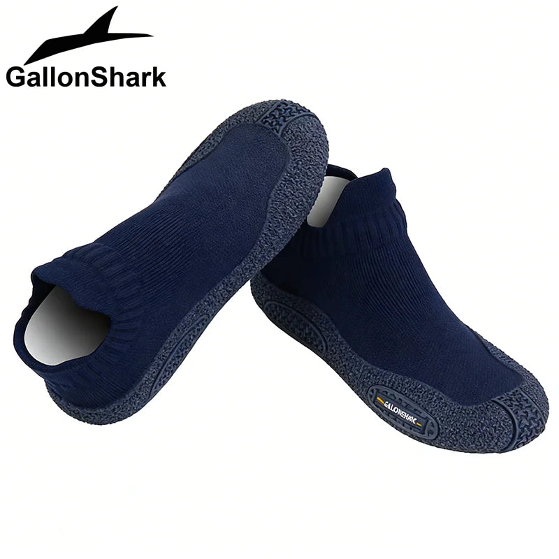 GallonShark Silent Indoor Sports Shoes and Socks Gym Ultra Lightweight Shock Absorbent Breathable Anti Slip Soft Bottom Yoga Jum