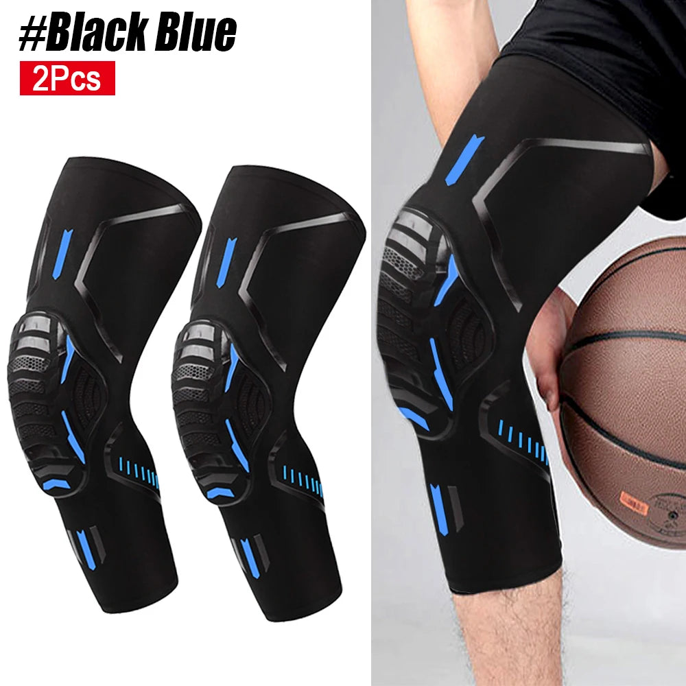 2Pcs/Pair Sport Crashproof Knee Support Pad Elbow Brace Arm Leg Compression Sleeve Outdoor Basketball Football Bicycle Protector