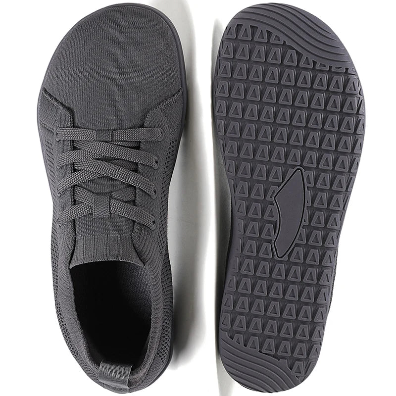 Wide-toed Shoes Men's Zero Drop Minimalist Fashion Simple Casual Sneaker Barefoot Shoes Women's Jogging Shoes Mesh Walking Shoes