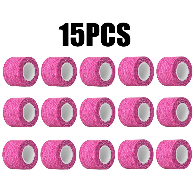 3.8CM/1.52in Tattoo Grip Tape Non-woven Tattoo Bandage Cover Wraps Waterproof Self Adhesive Finger Protection Tattoo Accessories