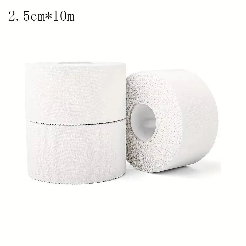 1PC 2.5cm * 9.14m Athletic Trainer Tape Sport Care Tape Sport Strapping Tape Easy To Tear For Sports First Aid Injury Wrap