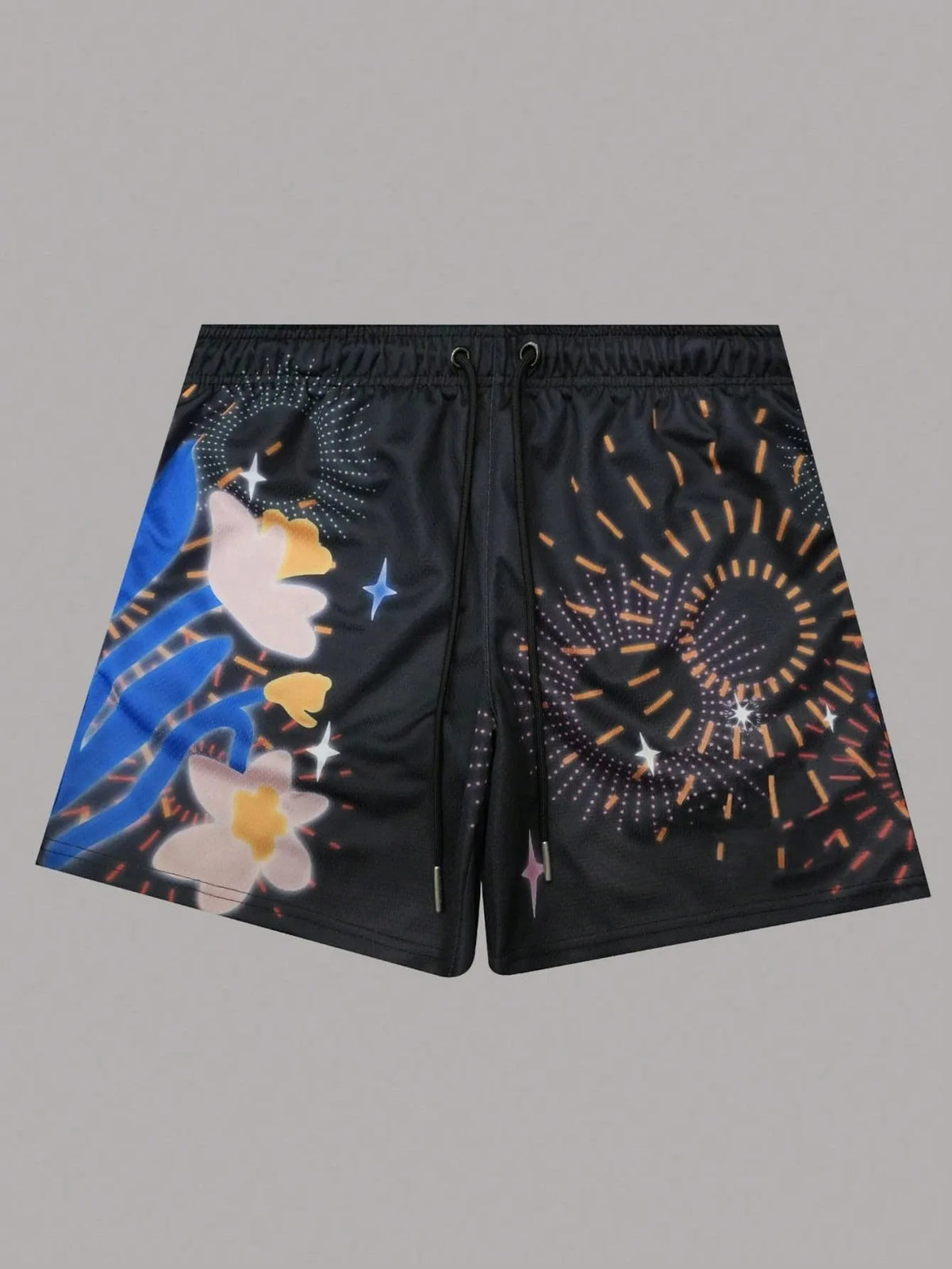 2026 Summer New Style Men's Shorts with 3D Letter Pattern Print Street Casual Fashion Comfortable Breathable Lightweight