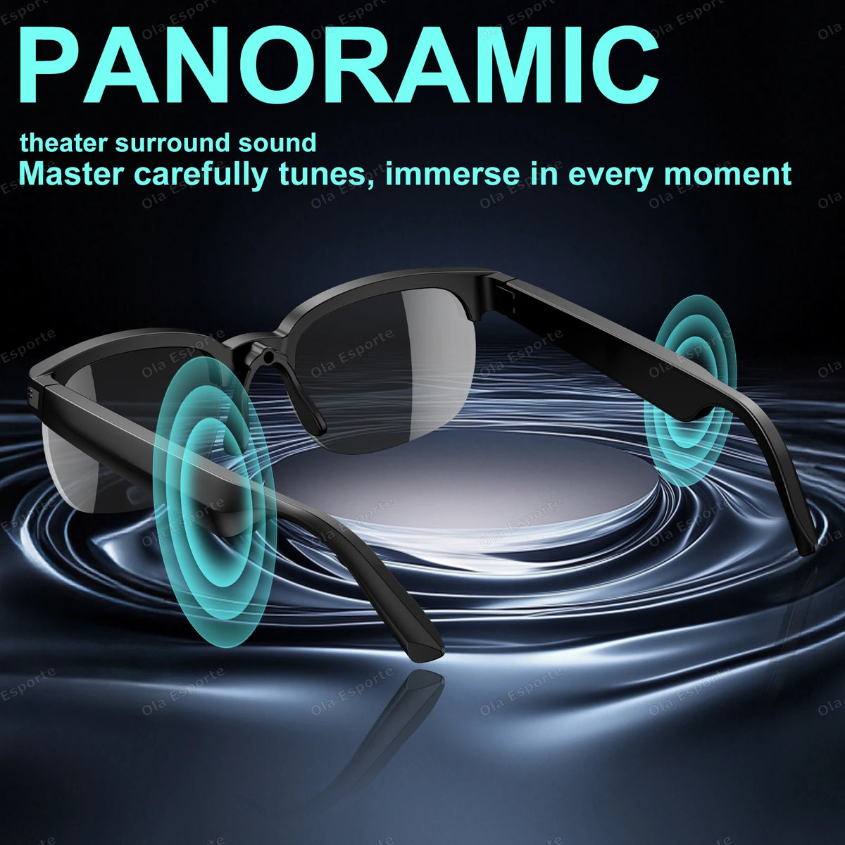 Smart Glasses For Men Women Sunglasses Outdoor Waterproof Touch Control Bluetooth Call Music Playback Smart Audio Glasses Q01