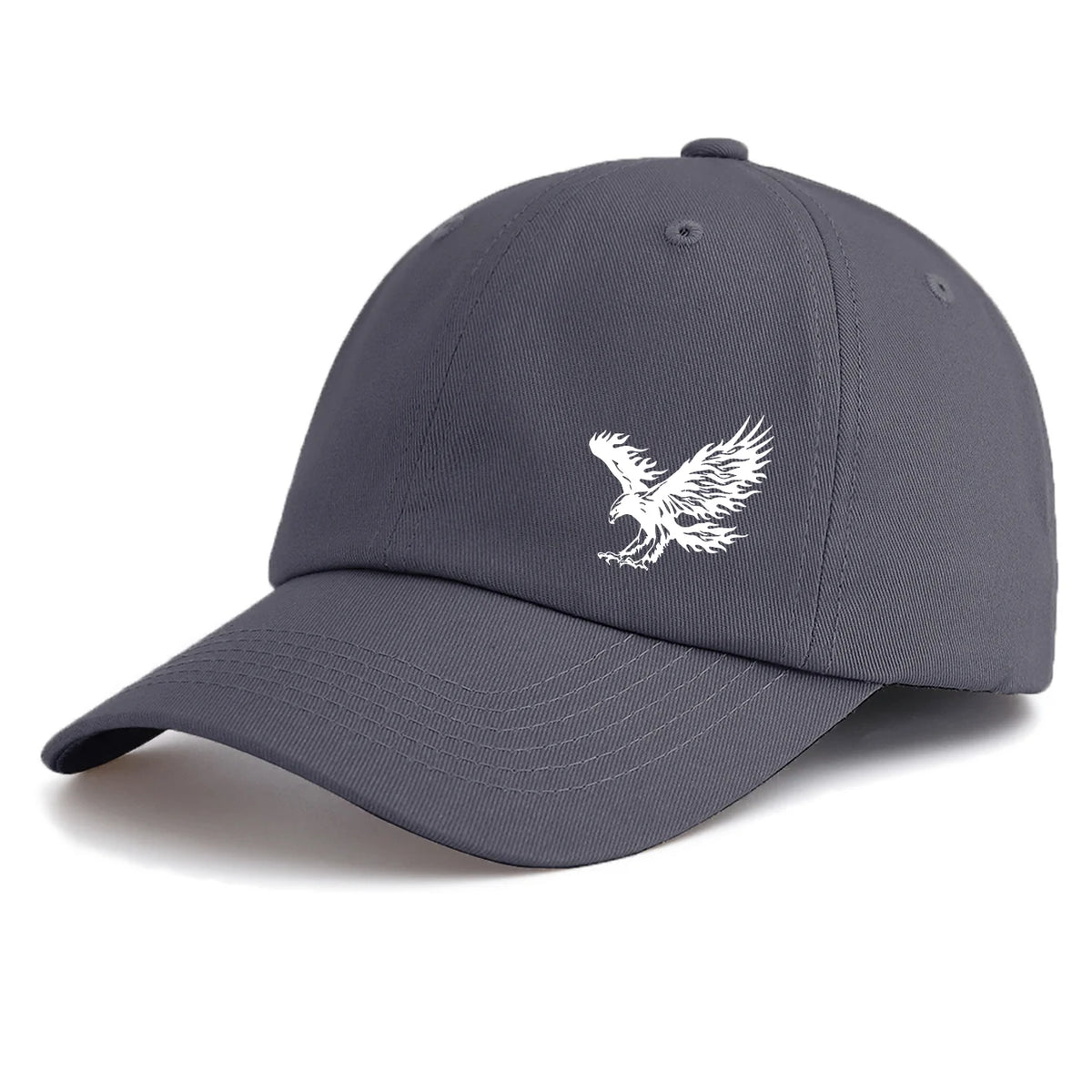 1pc EAGLE Print Baseball Cap for Adults, Minimalist Retro Style Casual Soft Adjustable Dad Hat, Perfect As Gift