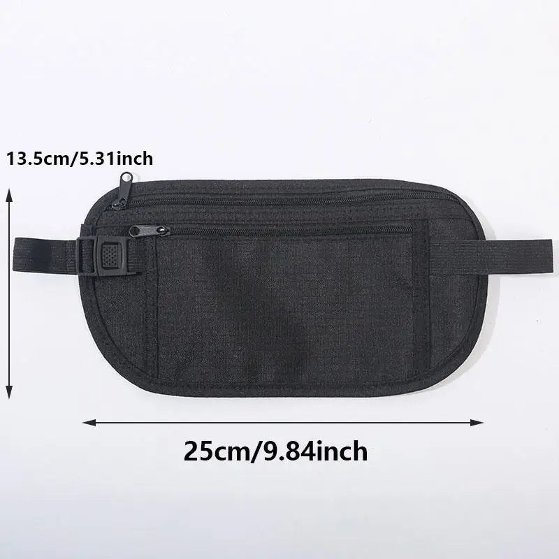 Travel Waist Pack For Men Women Security Money Belt Passport Holder Running Fanny Pack Hidden Wallet Chest Bag Phone Pouch NEW