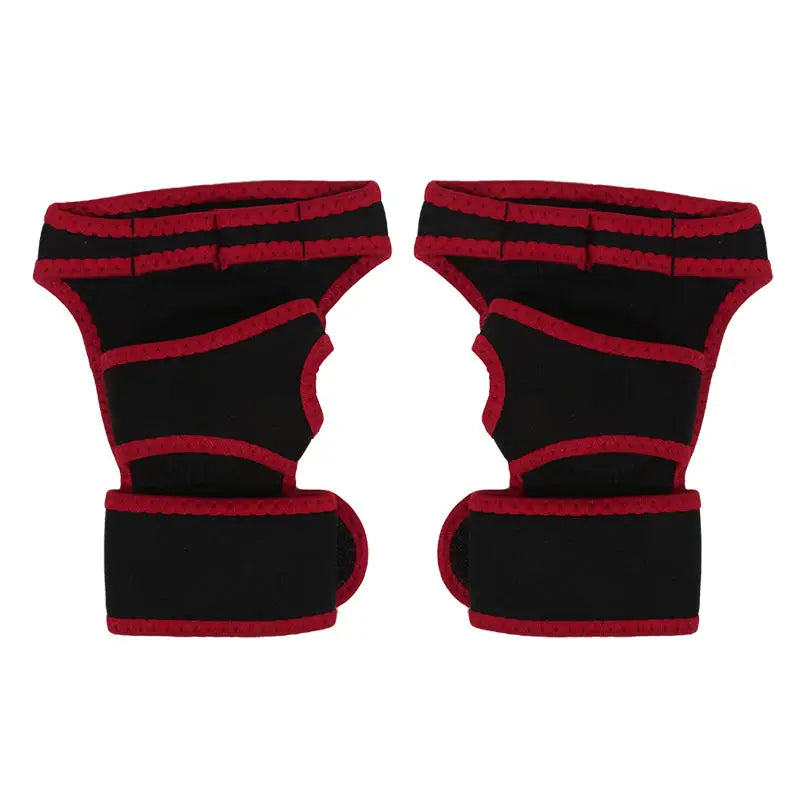 1Pair Training Sport Gloves for Men Women Workout Fitness Body Building Weightlifting Gym Hand Wrist Palm Protector Dumbbells Ha