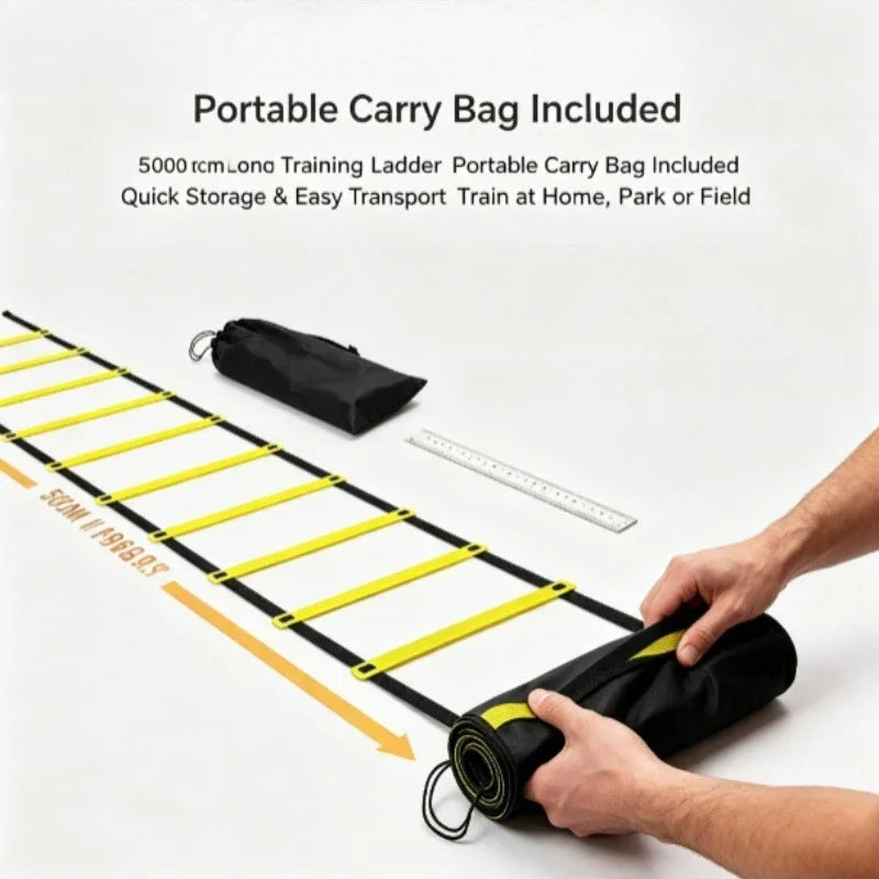 Agility Ladder,football Training Ladder,speed Training Ladder,soccer Training Equipment,nylon Agility Ladder,fitness Ladder