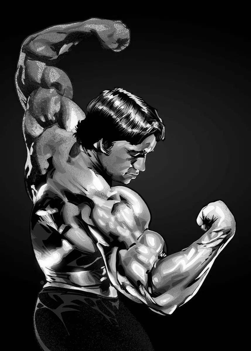 Motivational Quote Bodybuilding Weightlifting Schwarzenegger Man Girl Gym Fitness Poster Prints Canvas Painting Wall Home Decor