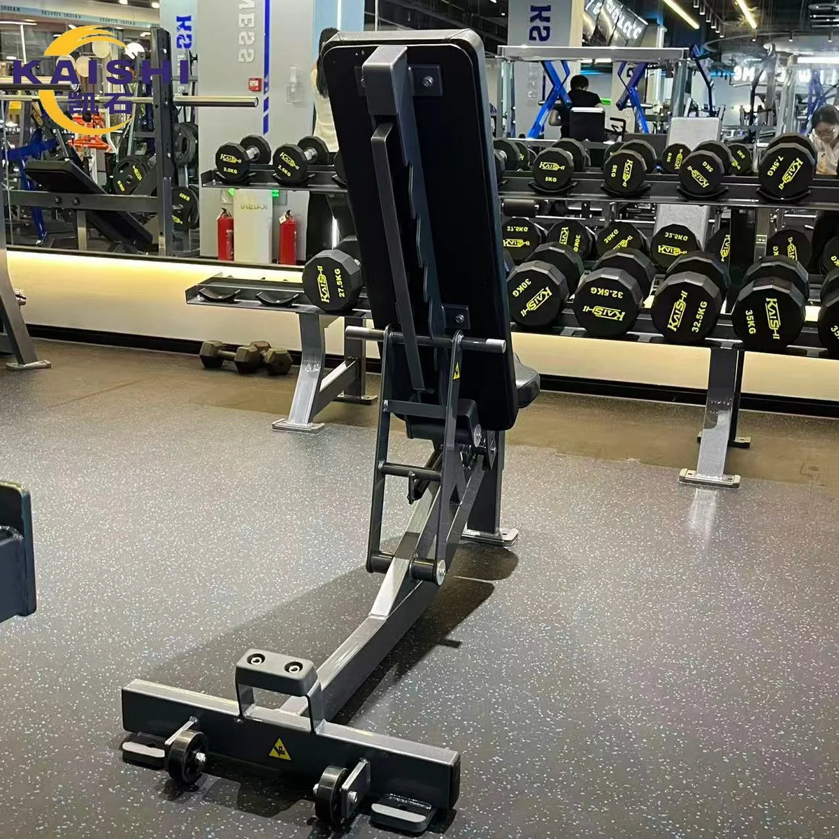 Commercial Multi Adjustable Dumbbell Bench Multifunctional Strength Training Bench Flat Incline Decline and Bench Press Capable