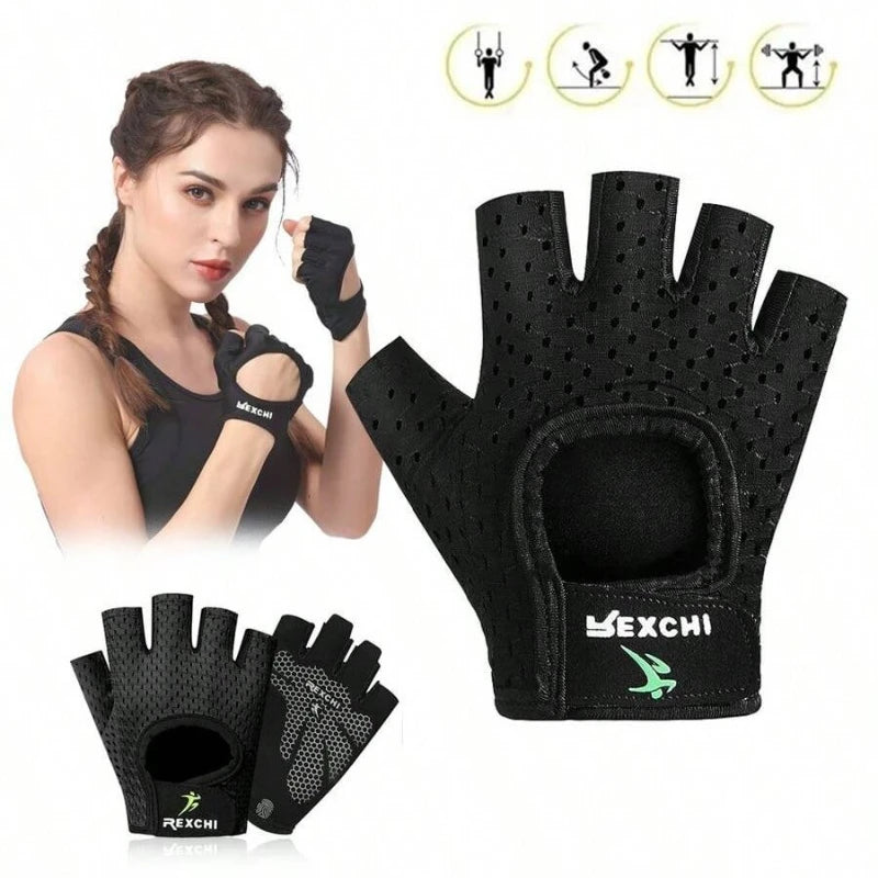 Professional Fitness Gloves Non-Slip Yoga Exercise Half Finger Men Women Power Weight Lifting Hand Protector Cycling accessory