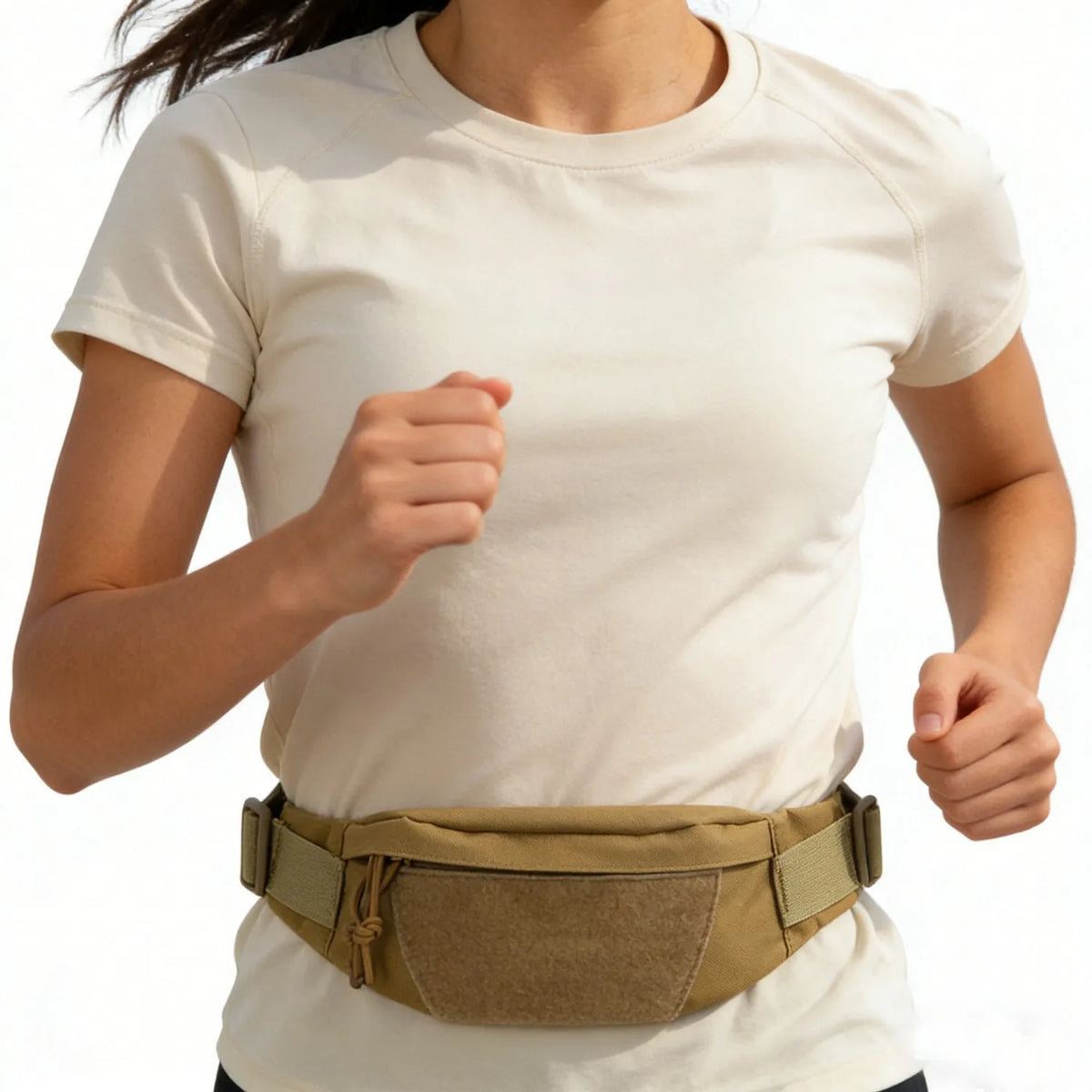 Workout Running Waist Bag Jogging Belt Pouch Nylon Zip Fanny Pack Sport Runner Crossbody Bags Men And Women