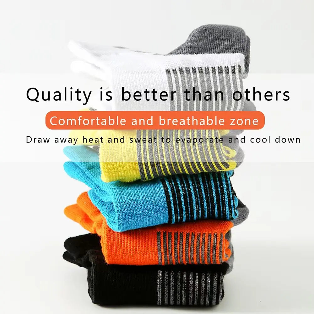 5/10 Pairs Men's Breathable Ankle Socks Mesh Casual Athletic Sports Short Socks Thin Cut for Summer Size 38-45