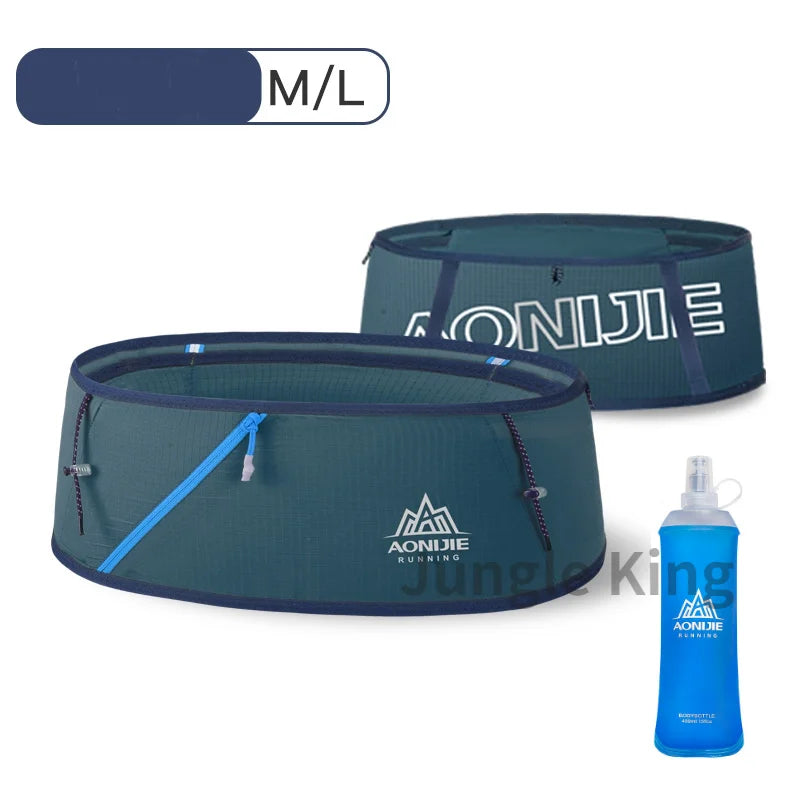 AONIJIE W8101 New 450ML Belt Hydration Waist Pack Ultralight Waist Bag Phone Holder for Outdoor Trailing Running Camping Hiking